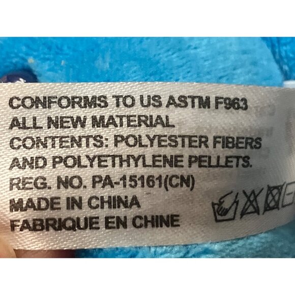 Care Bears Grumpy Bear Blue Plush With Rain Cloud Belly Badge 10 Inch Stuffed An - Picture 8 of 12